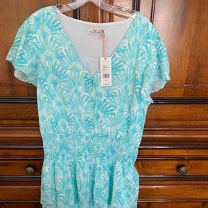 Vineyard Vines dropped smock waist dress